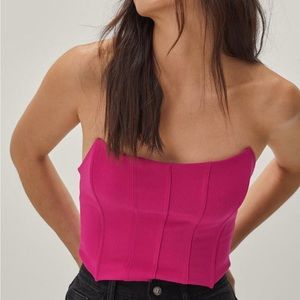 nasty gal corset top